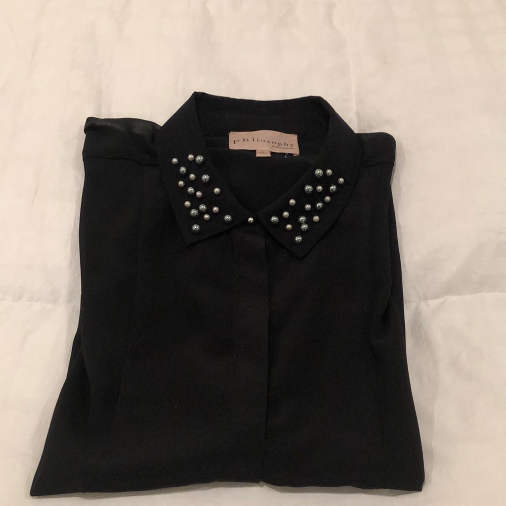 Women’s Black Sheer Blouse